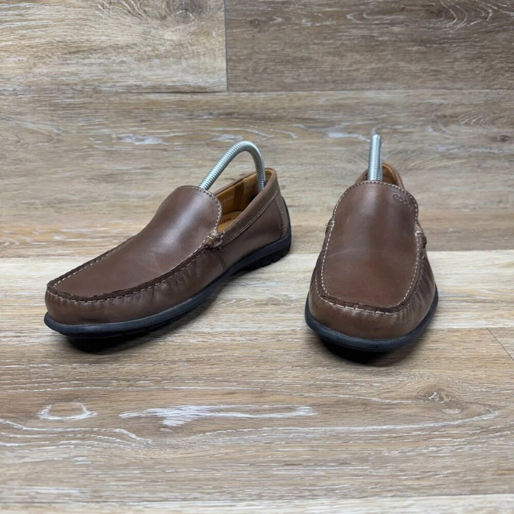 Ecco Classic Moc 2.0 Brown Leather Loafers Men's Size EU 40